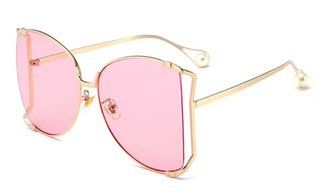 Square Sunglasses Women Metal Frame Fashion