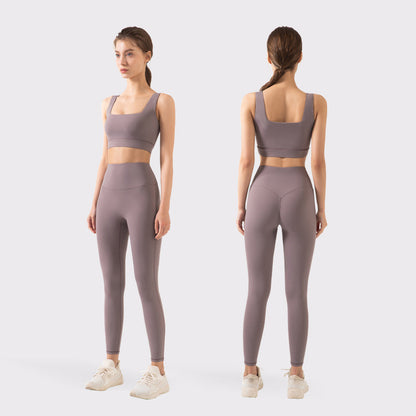 Peach Hip Gym Training Yoga Suit