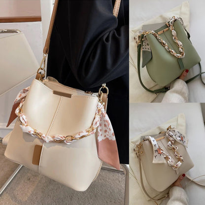 One Shoulder Bucket Bag