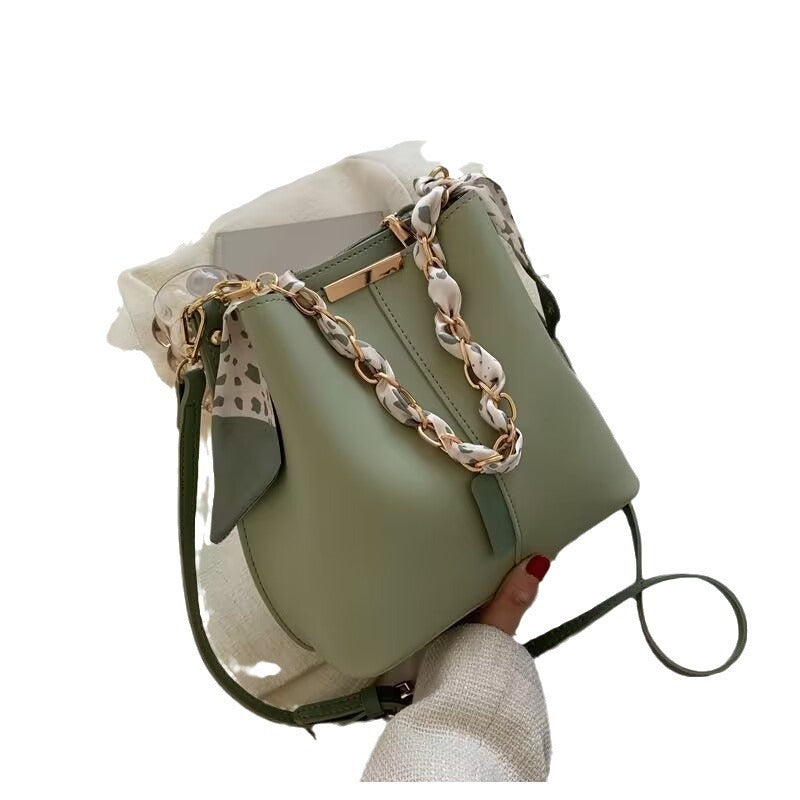 One Shoulder Bucket Bag