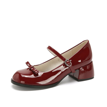 French Mary Jane Shoes Women