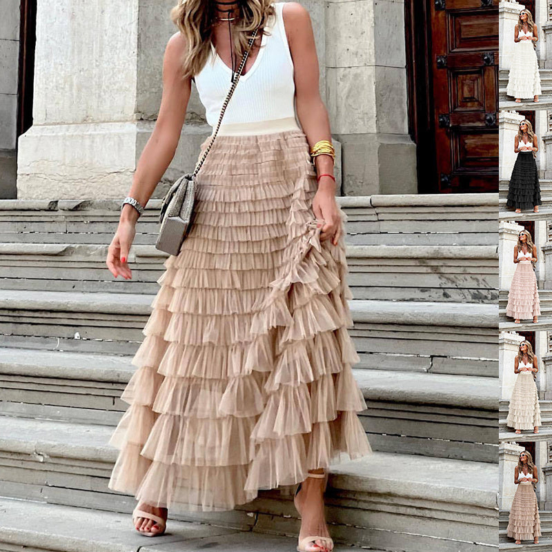 Layered Ruffles Cake Skirt