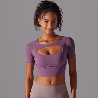 Fitness Double Layer Yoga Clothing Top Women