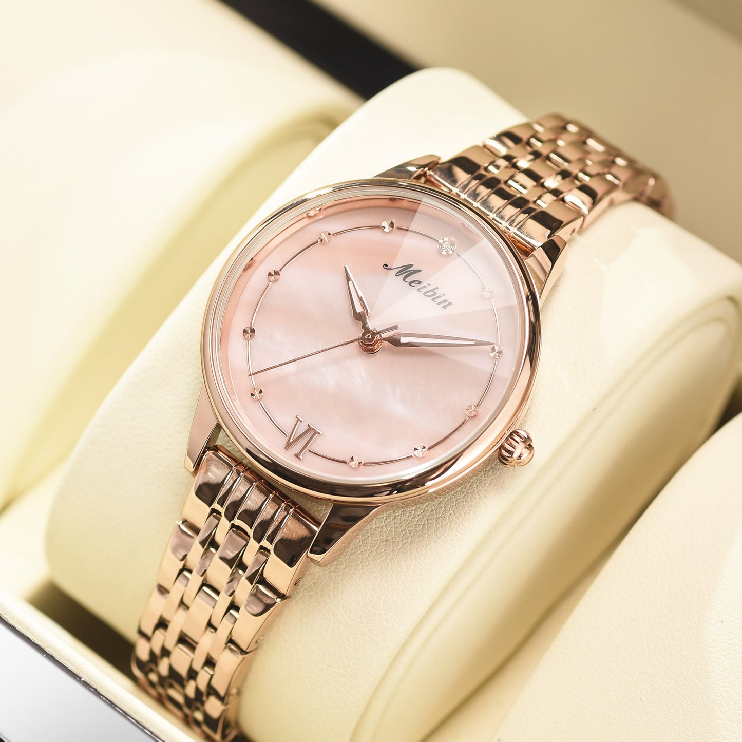 Women Quartz Diamond Geneva Wrist Watches For Women