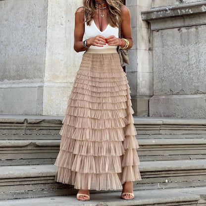 Layered Ruffles Cake Skirt