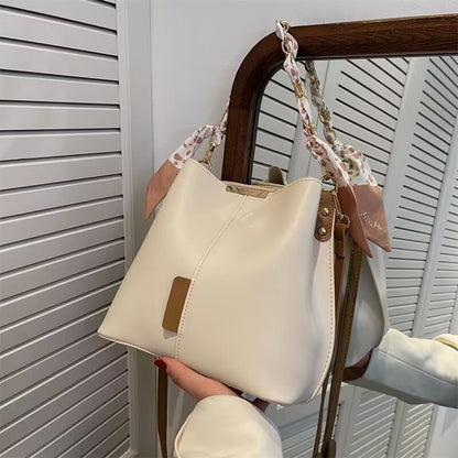 One Shoulder Bucket Bag