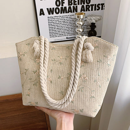 Straw Shoulder Bag