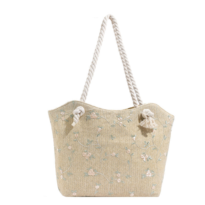 Straw Shoulder Bag