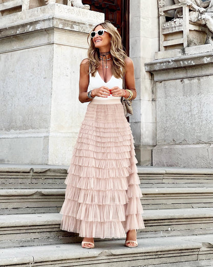 Layered Ruffles Cake Skirt