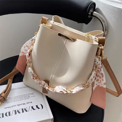 One Shoulder Bucket Bag